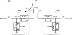 Matching circuits for phase change material switches