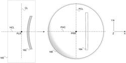 Golf ball having markings spaced from a centerline plane