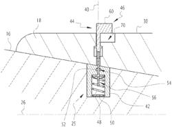 Projectile launch detector, and associated projectile and launcher assembly