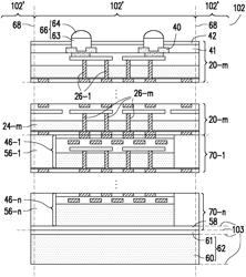 Multi-level stacking of wafers and chips