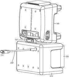 Modular patient monitoring medical device and connector