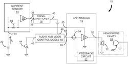 ACOUSTIC NOISE REDUCTION AUDIO SYSTEM HAVING TAP CONTROL