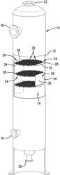 Contact tray for a mass transfer column