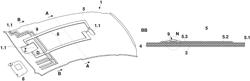 Interior trim for vehicles with electrical conductors and method for manufacturing same