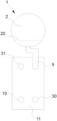 Refrigerant processing unit, a method for evaporating a refrigerant and use of a refrigerant processing unit