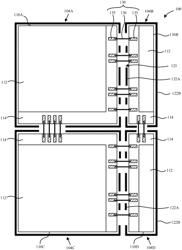 Die stitching and harvesting of arrayed structures