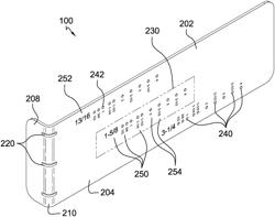 Template-marking tool for installing conduit