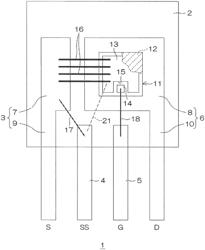 Switching device and electronic circuit