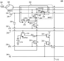 High dynamic range CMOS image sensor pixel with reduced metal-insulator-metal lateral overflow integration capacitor reset settling