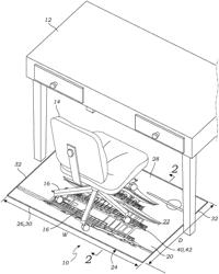 GLASS CHAIR MAT AND METHOD OF MANUFACTURE
