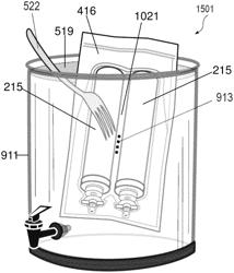 Method and device for water priming microporous-carbon water filters using negative pressure