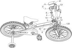 Bicycle stem structure and bicycle