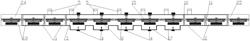 In-line coater for vacuum deposition of thin film coatings