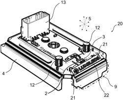 LED module, LED module and reflector arrangement, and vehicle headlamp