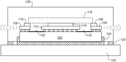 Patch on interposer package with wireless communication interface