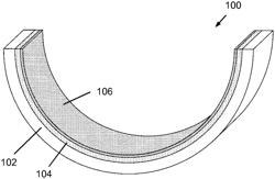 Bearing material, bearing and method for its manufacture