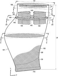 Woven fibrous preform for manufacturing a fan blade made of composite material