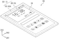 Display device including a surface-modified adhesive area and a method of manufacturing the same