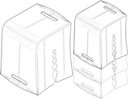 Stool with two seating surfaces