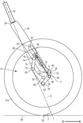 CYCLE SUSPENSION WITH ROTATION SENSOR