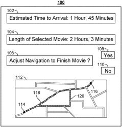 SYSTEMS AND METHODS FOR ALTERING NAVIGATION INSTRUCTIONS BASED ON THE CONSUMPTION TIME OF MEDIA CONTENT