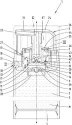 Dispenser for dispensing flowable masses