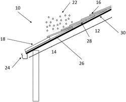 Steep slope roofing system