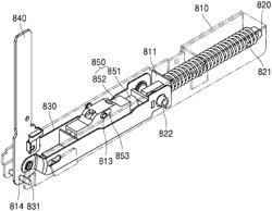 Door opening speed controller and automatic opening structure for an appliance