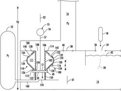 Displacement device including force displacement mechanism with constant volume boot