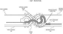 Thermal dissipation in dual-chassis devices