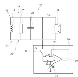 COMPENSATION FOR AN ULTRASONIC TRANSDUCER WITH A VARIABLE COMPENSATION INDUCTANCE