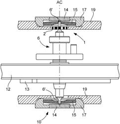 DEVICE FOR GUIDING A SHAFT OF A SPRUNG BALANCE