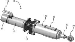 CONTROL SURFACE ACTUATOR WITH BELL CRANK ASSEMBLY