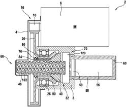 Electromechanical-hydraulic piston actuator and brake system