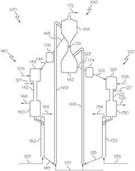 High severity fluidized catalytic cracking systems and processes for producing olefins from petroleum feeds