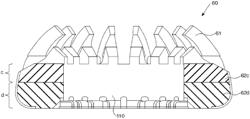 Dual hardness sealing elements for blowout preventer