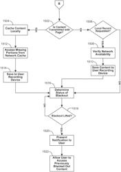 Systems and methods for providing blackout recording and summary information