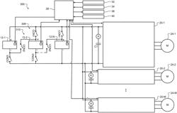 POWER CONTROL SYSTEM FOR SWITCHING BATTERY CONFIGURATION DURING DRIVING