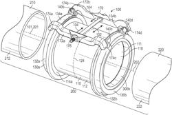 Coupling gasket and bar linkage for friction-fit range reducer