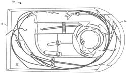 TRAY FOR TEMPORARY STORAGE OF CATHETERS AND OTHER COILED SURGICAL DEVICES