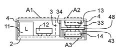 ELECTRONIC COMPONENT MODULE, SUB-MODULE, AND METHOD FOR MANUFACTURING SAME