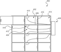 Storage receptacles with fire suppression