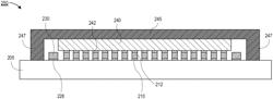 Corner guard for improved electroplated first level interconnect bump height range