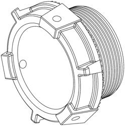 Conduit nipple grounding bushing