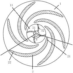 CENTRIFUGAL IMPELLER FOR BLOOD PUMP, AND BLOOD PUMP