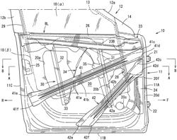 VEHICLE DOOR STRUCTURE