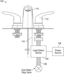 FAUCET WITH LEAD DETECT DEVICE