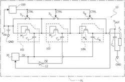 A VOLTAGE REGULATOR DEVICE, CORRESPONDING METHOD AND DATA STORAGE SYSTEM