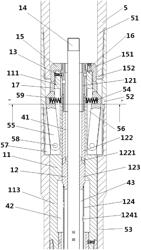 Drilling mechanism of coring drilling rig