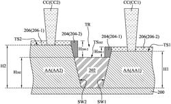 Method for preparing memory array with contact enhancement sidewall spacers